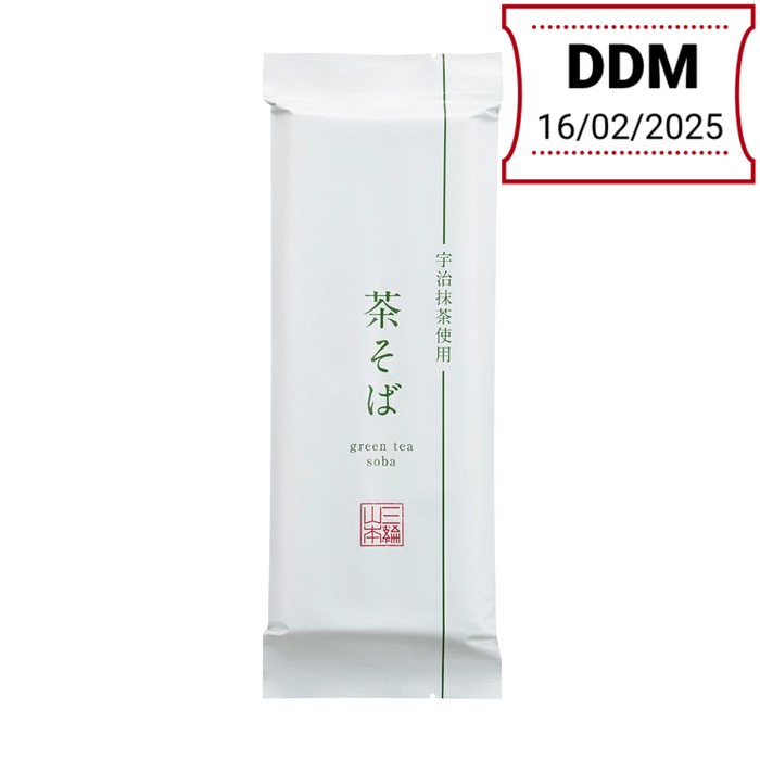 三輪山本　宇治抹茶使用　茶そば 200g  DDM 16/02/2025