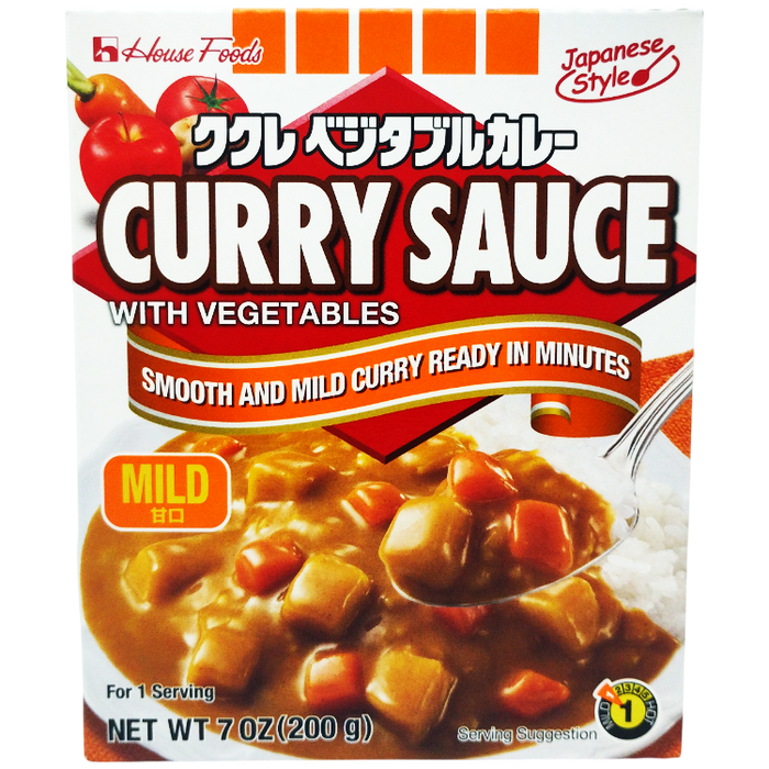 House -  Kukure Sauce Curry Végétal Doux 200g