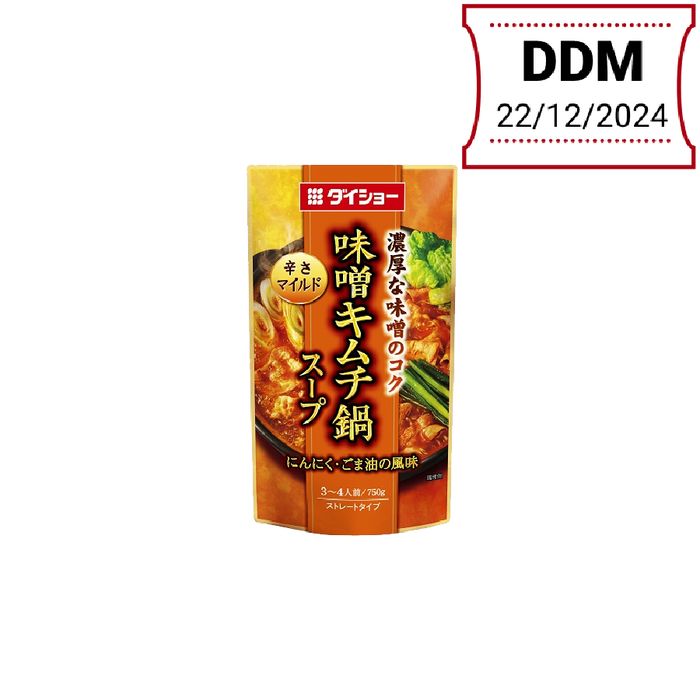 Daisho - Bouillon nabe miso kimchi 750g DDM 22/12/2024