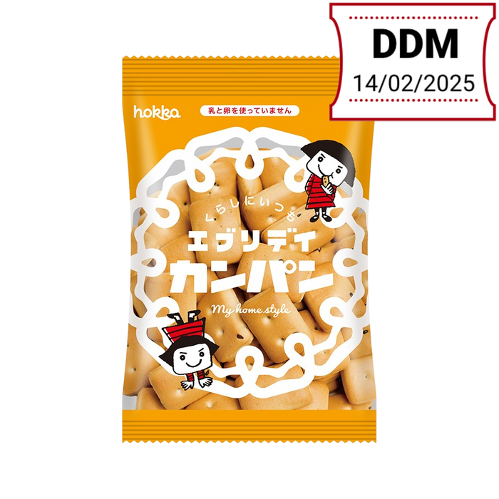 Hokuriku Seika - Everyday Kanpan Biscuit 90g DDM 14/02/2025