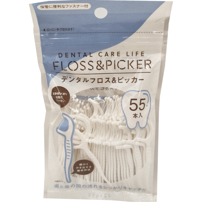 Happy Station - Dental floss and toothpicks 55P